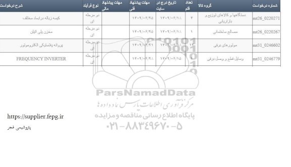 استعلام کیسه زباله در ابعاد مختلف ...