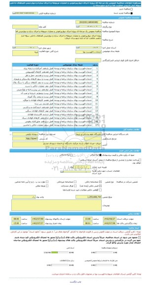 مناقصه، مناقصه عمومی یک مرحله ای پروژه اجرای دیوارپیرامونی و عملیات مربوطه و اجرای سازه و دیوارچینی فضاهای داخلی سوله انبار دارویی معاونت غذا و دارو شهرستان ج