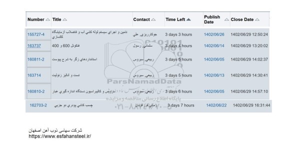 استعلام تامین و اجرای سیستم لوله کشی آب و فاضلاب آزمایشگاه کک سازی ....