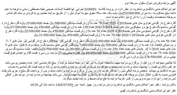 مزایده فروش گارد طرح دار گوشی هواوی مدل های جدید2018 تا 2020 تعداد 70 عدد و...
