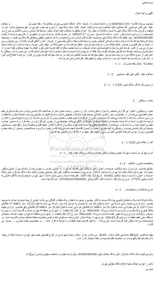 مزایده فروش یک دانگ پلاک ثبتی 1238/ 1