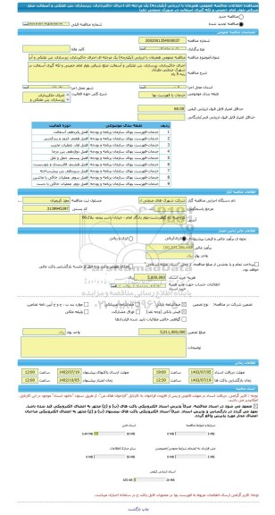 مناقصه، مناقصه عمومی همزمان با ارزیابی (یکپارچه) یک مرحله ای اجرای خاکبرداری، زیرسازی، بتن غلتکی و آسفالت ضلع شرقی بلوار امام خمینی و لکه گیری آسفالت در شهرک صنعتی نظرآ