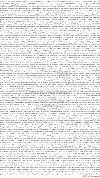 مزایده ششدانگ یک قطعه مغازه تجاری پلاک ثبتی 16546 فرعی از 9766 اصلی 