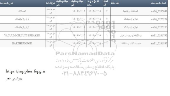 استعلام اتصالات و...
