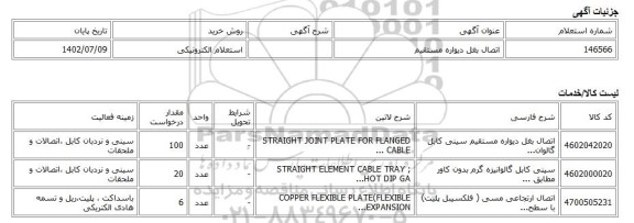 استعلام الکترونیکی، اتصال بغل دیواره مستقیم