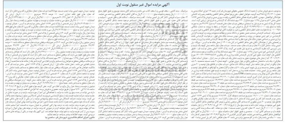 مزایده فروش پلاک ثبتی 1876 اصلی بخش 2 قم به میزان 1.35 سهم مشاع از 240 سهم ششدانگ 