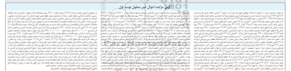 مزایده فروش سهم مشاع از زمین مزروعی با پلاک ثبتی 2305 اصلی