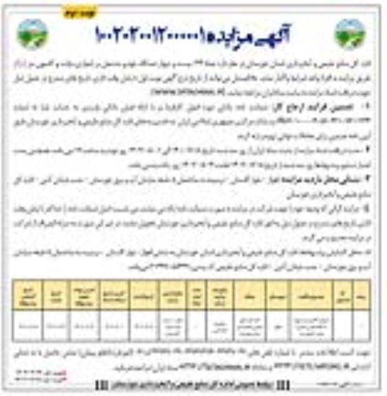 مزایده فروش 24 دستگاه خودرو دولتی (سواری، وانت، کامیون بنز) - نوبت دوم 