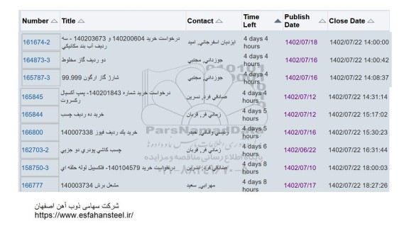 استعلام سه ردیف آب بند مکانیکی ...