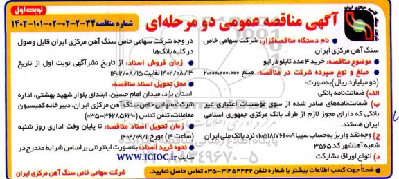 مناقصه خرید 4 عدد تابلو درایو