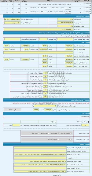 مزایده ، سکه طلاوانگشتر نقره