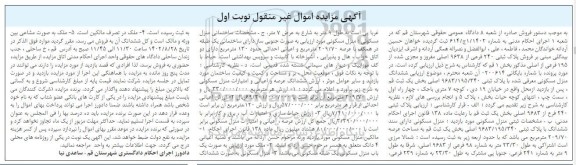 مزایده پلاک ثبتی 240 فرعی از 9638 اصلی مفروز