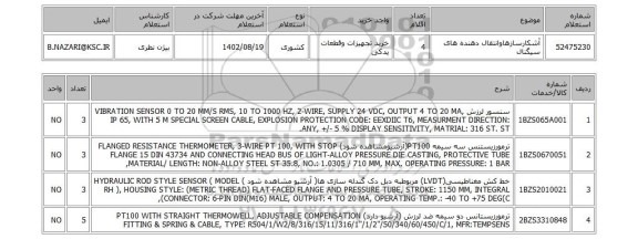 استعلام، آشکارسازهاوانتقال دهنده های سیگنال