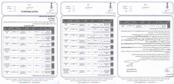 مزایده اجاره پارکینگ + کیوسک...