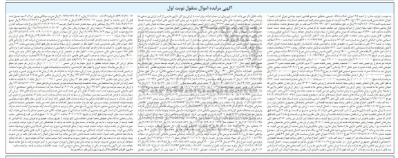 مزایده فروش سهام