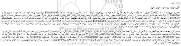 مزایده فروش 27 عدد میز فلزی سورتینگ میوه به طول 4 متر و عرض 60سانتی متر و ارتفاع 80 سانتی متر و...