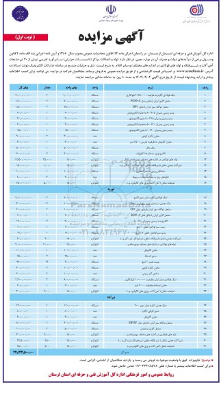 مزایده دیگ فولادی آبگرم.....