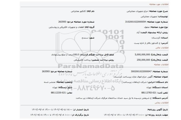 تجهیزات مخابراتی