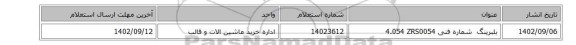 بلبرینگ شماره فنی 4.054 ZRS0054