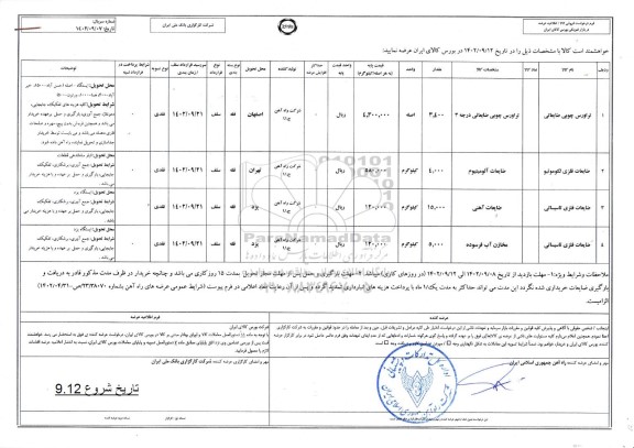 مزایده تراورس چوبی ضایعاتی درجه 3 ...