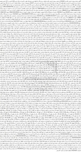 آگهی مزایده ششدانگ یک قطعه زمین نوع ملک طلق با کاربری به پلاک ثبتی 1428 فرعی از 157 اصلی و غیره ....