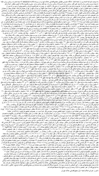 مزایده فروش ۲۳ تخته فرش و قالیچه به انضمام یک قطعه وان یکاد