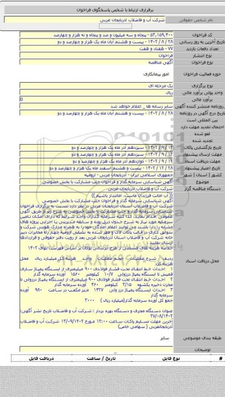 مناقصه, آگهی شناسایی سرمایه گذار و فراخوان جلب مشارکت با بخش خصوصی