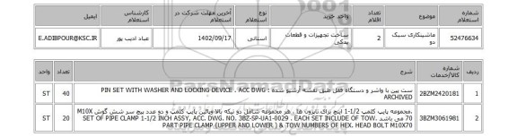 استعلام، ماشینکاری سبک دو