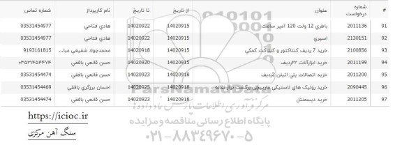 استعلام باطری 12 ولت 120 آمپر ساعت و ...