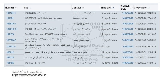 استعلام تعمیر سیلندر ....