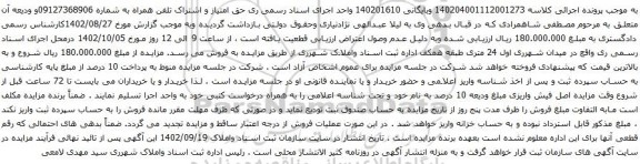 مزایده حق امتیاز و اشتراک تلفن همراه