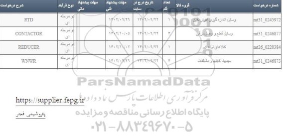 استعلام rtd...