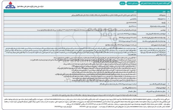مناقصه خدمات اداری، عمومی، باغبانی، علف چینی و نگهداشت فضای سبز 