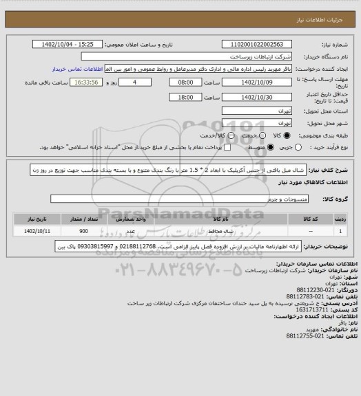 استعلام شال مبل بافتی از جنس آکریلیک با ابعاد 2 * 1.5 متر با رنگ بندی متنوع و با بسته بندی مناسب جهت توزیع در روز زن