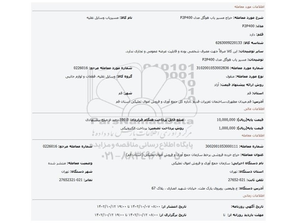 مسیر یاب هوگل مدل P2P400