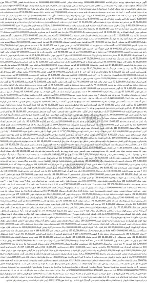 آگهی مزایده مبل ۱۱ نفره راحتی و غیره .....