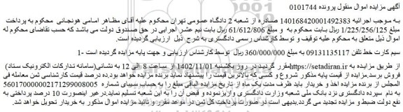 مزایده سیم کارت خط تلفن