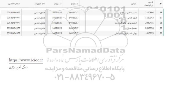 استعلام تایمر تاخیر در قطع....