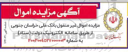 مزایده اموال غیرمنقول