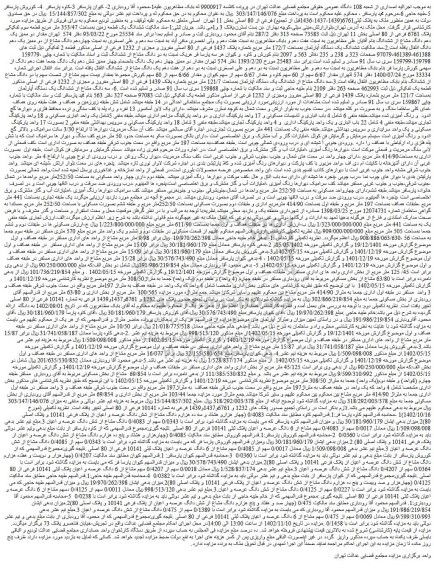 مزایده فرعی از 80 اصلی بخش 11 تهران