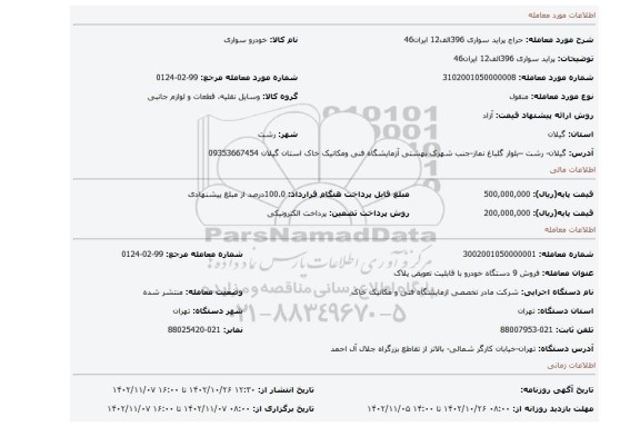 پراید سواری	396الف12	ایران46