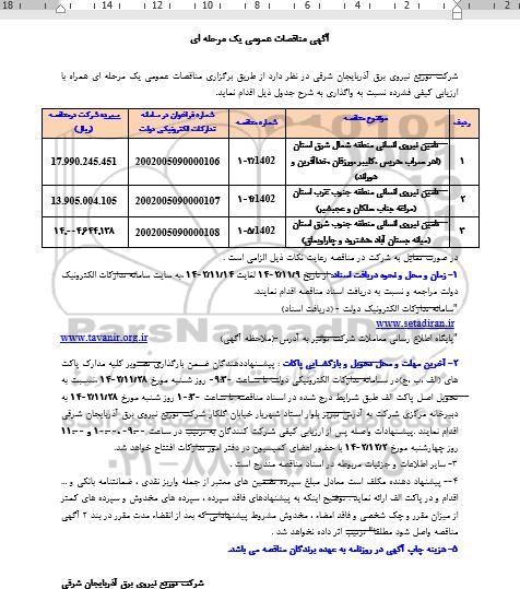 مناقصه تامین نیروی انسانی