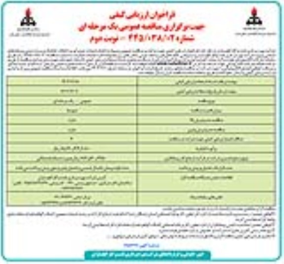 فراخوان ارزیابی کیفی مربوط به انجام خدمات جمع آوری، انتقال، تفکیک و بسته بندی پسماندهای صنعتی