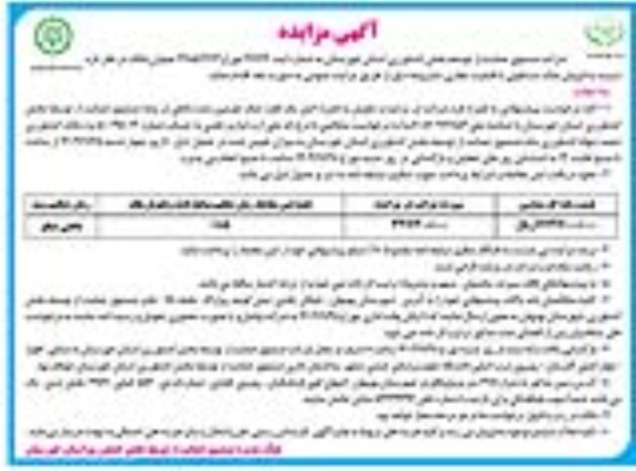 مزایده فروش ملک مسکونی با قابلیت تجاری