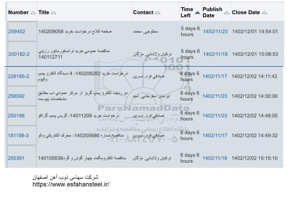 استعلام صفحه کلاج ....