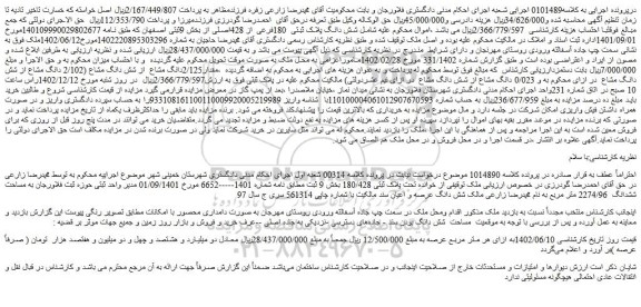 مزایده فروش شش دانگ پلاک ثبتی  180فرعی از 428اصلی 