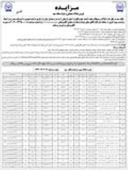 مزایده فروش املاک تملیکی و مازاد بانک سپه 