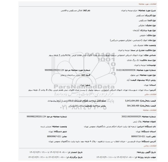 عرصه و اعیان