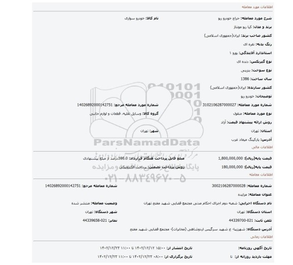 خودرو ریو