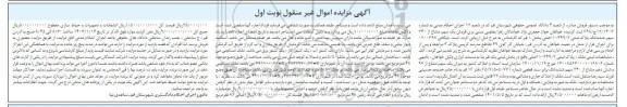 مزایده فروش ملک به پلاک ثبتی 10349.2 